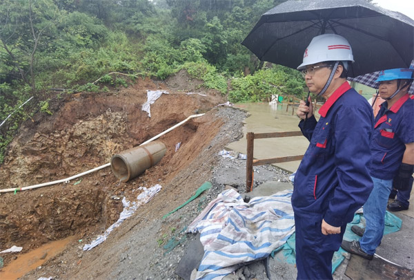 公司黨委書(shū)記檢查在建項目 