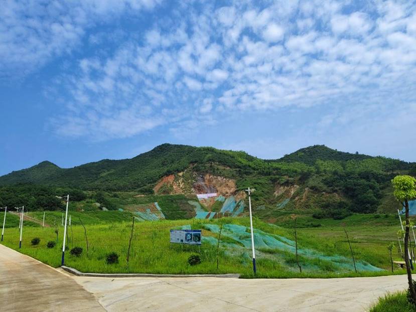 銅山、前山露天采坑復墾項目完成